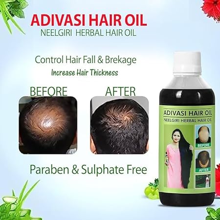 Adivasi Jeeva Sanjivani Herbal Hair Oil 100mL Buy1 Get 1 Free