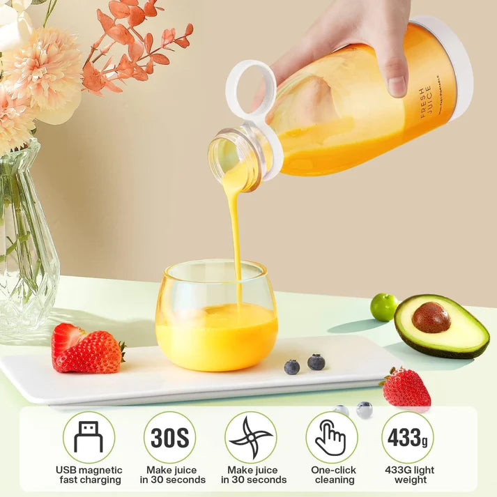 Rechargeable And Portable Juice Maker | Make Drinks On the Go