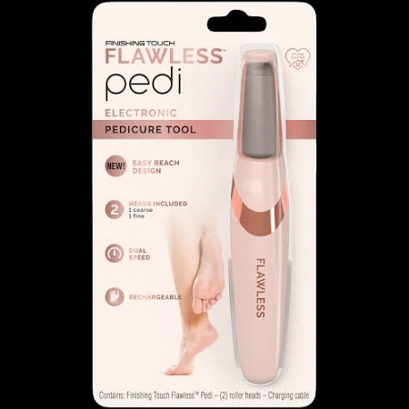 Flawless Pedi Electronic Tool File and Callus Remover, Foot File Callus Remover