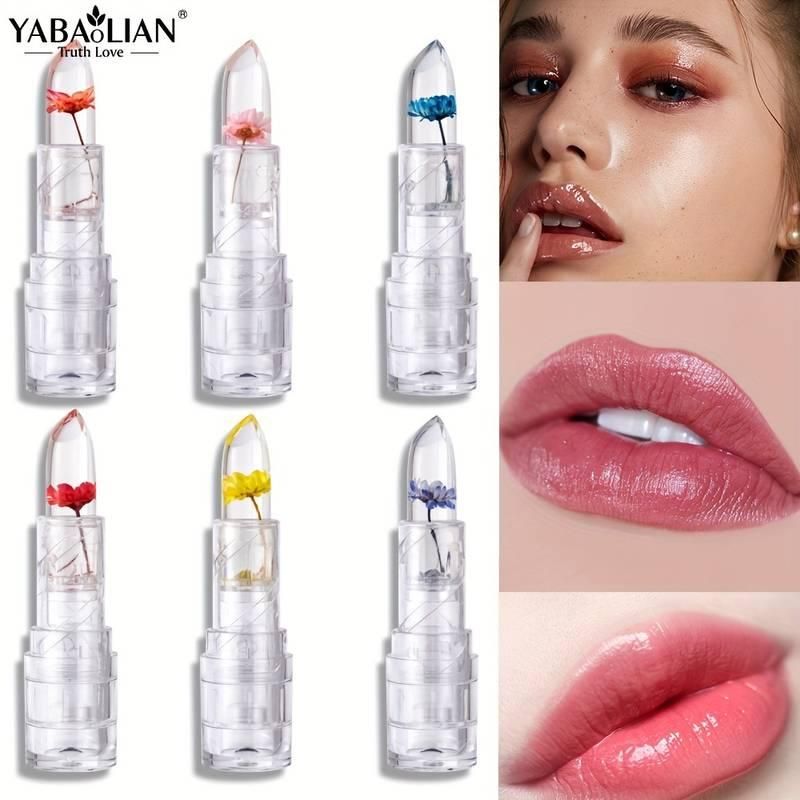 CRYSTAL JELLY FLOWER COLOR CHANGING LIPSTICK | WOMEN'S DAY SPECIAL HOT SALE BUY 1 GET FREE