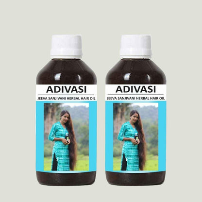 Adivasi Jeeva Sanjivani Herbal Hair Oil 100mL Buy1 Get 1 Free