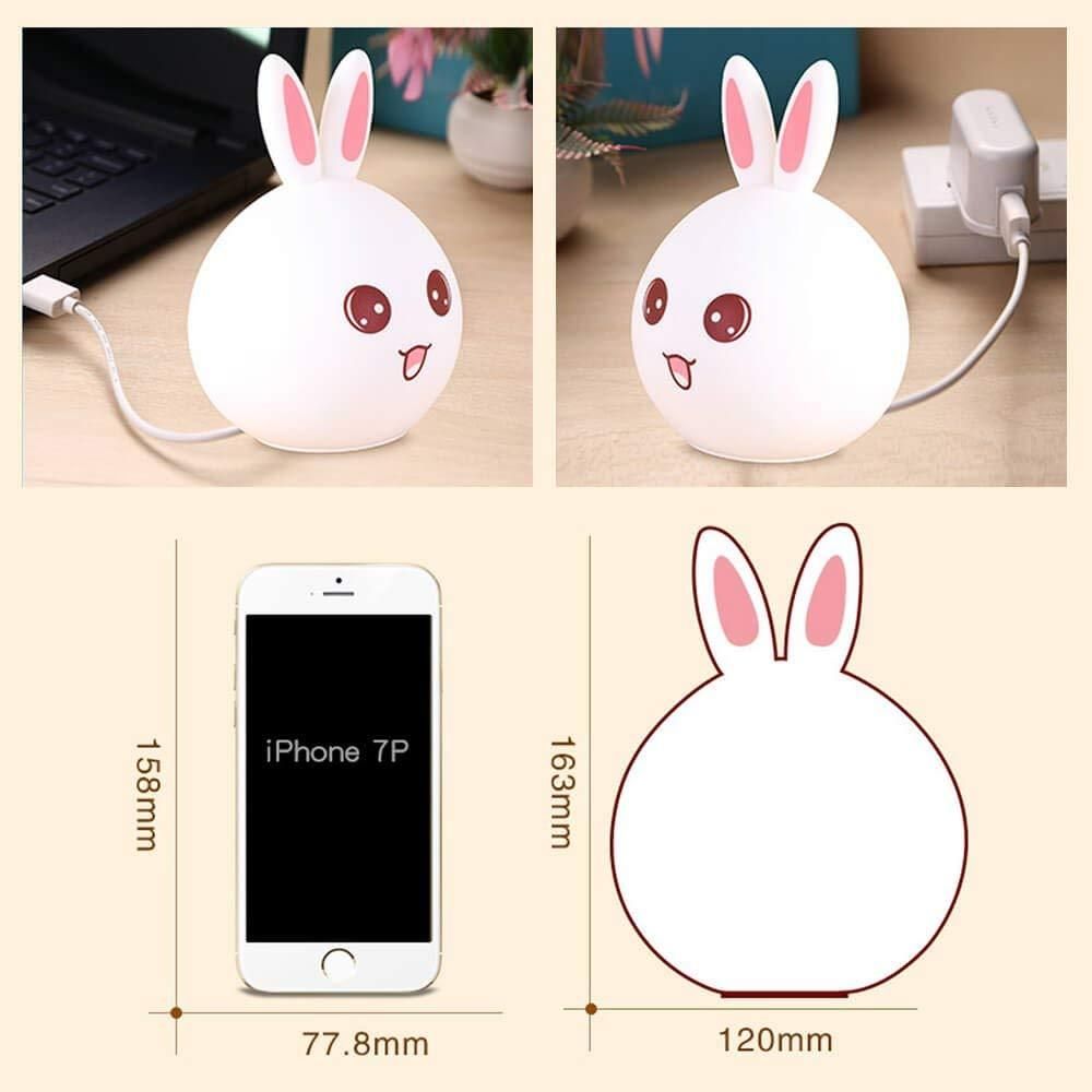 Children Night Lamp Silicone Touch Sensor LED Lamps